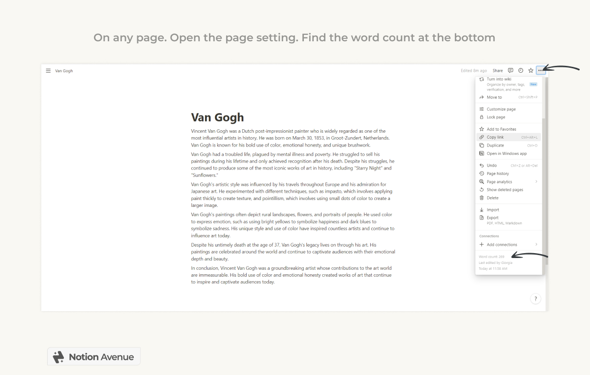 How To Check Notion Word Count In 2 Steps (2024)